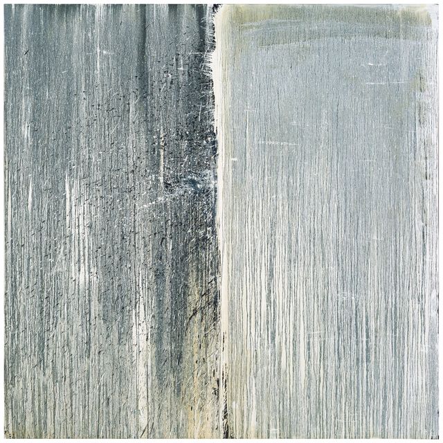 Pat Steir — Двойное белое на черном