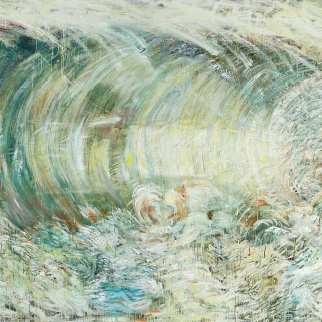 Pat Steir — Волна после Хиросигэ