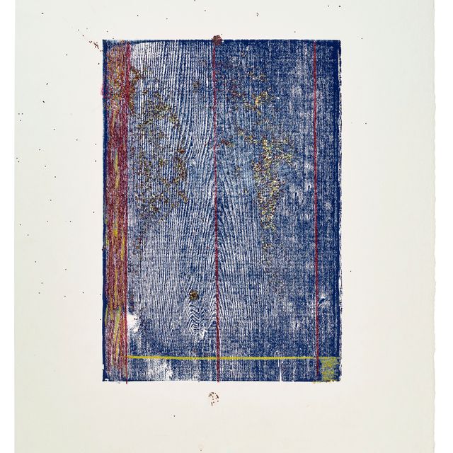 Pat Steir — Рисование по дереву для центра рисования