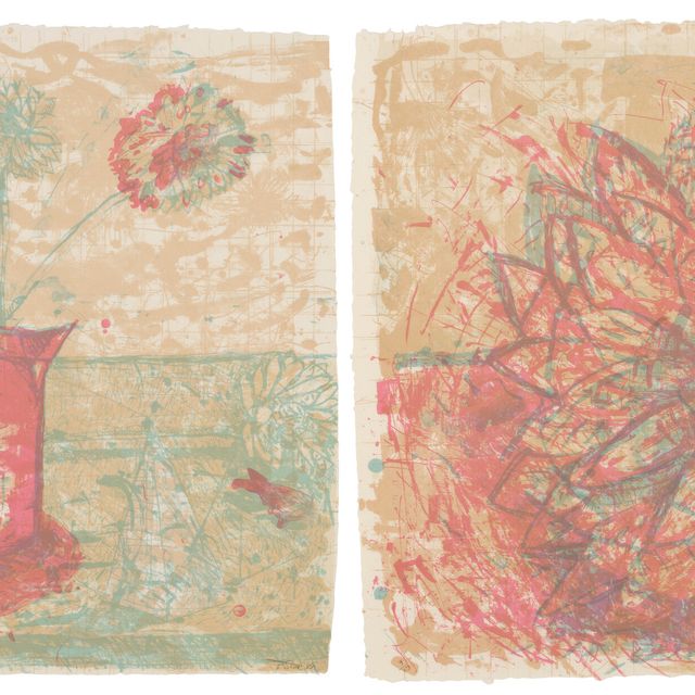 Pat Steir — Форма; Иллюзия: два отпечатка