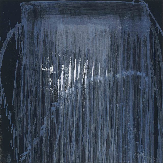 Pat Steir — Голубой водопад