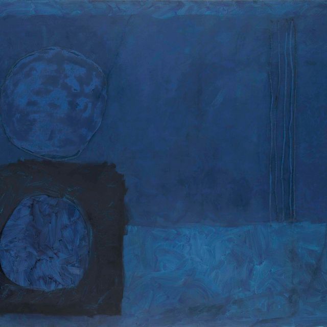 Patrick Heron — Картина "Голубой ноябрь": ноябрь 1963 года