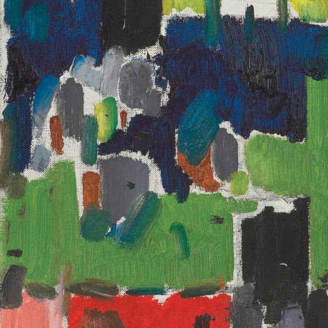 Patrick Heron — Садовые листья: 1955