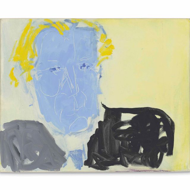Patrick Heron — Портрет Джо Гримонда III: 4 сентября 1986 года