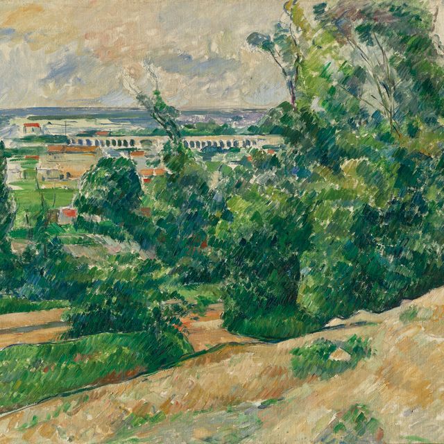 Paul Cézanne — Аквадук на канале Вердон-на-севере-Экс
