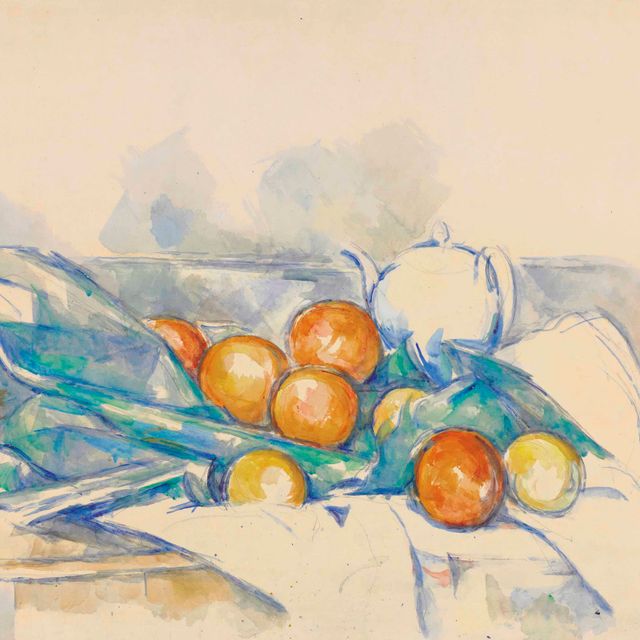 Paul Cézanne — Театр с апельсинами (в чистом виде)