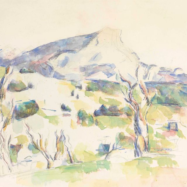 Paul Cézanne — Гора Сент-Виктуар вю де Лувс
