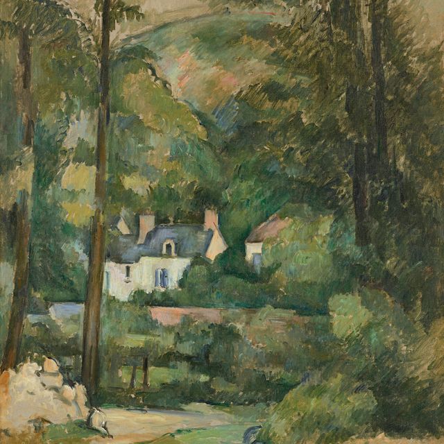 Paul Cézanne — Дома по соседству, в Понтуазе