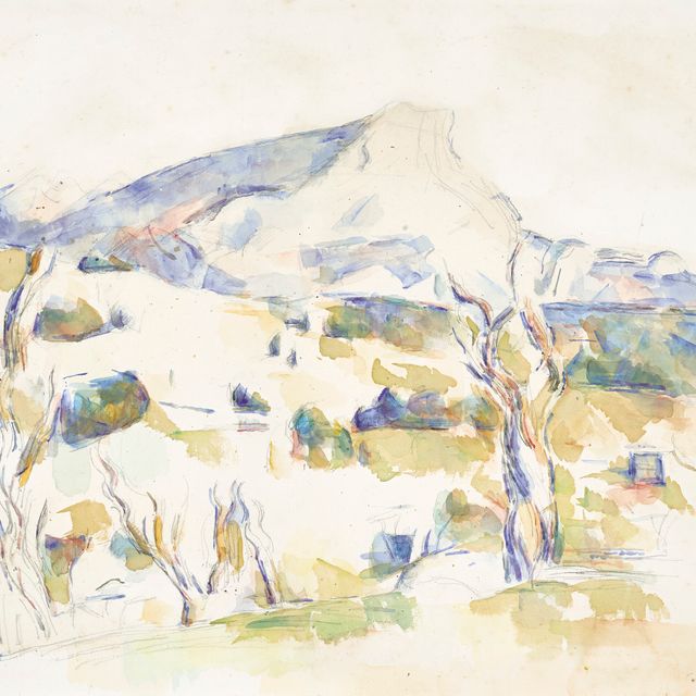 Paul Cézanne — Гора Сент-Виктуар вю де Лувс