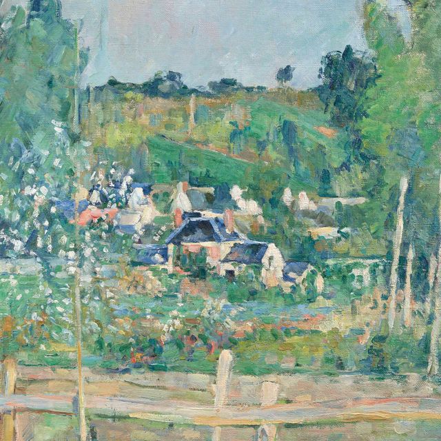 Paul Cézanne — Улица Оверс-сюр-Уаз —Ла-Барьер