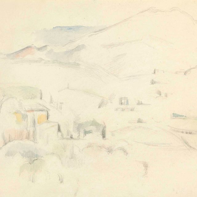 Paul Cézanne — Гора Сент-Виктуар