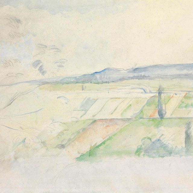 Paul Cézanne — Пейсаж (окрестности Понтуаза?)