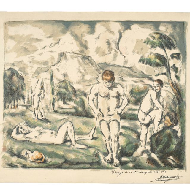 Paul Cézanne — Пирожки (большая тарелка)