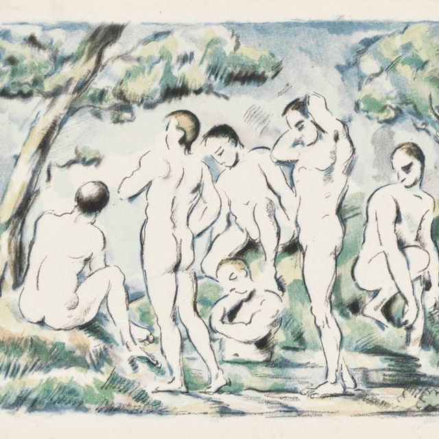 Paul Cézanne — Сладости (маленькая тарелочка)