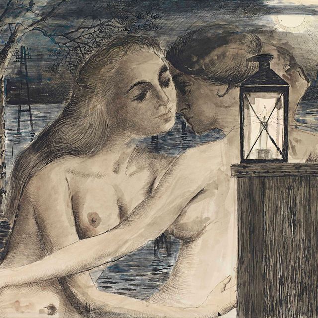 Paul Delvaux — Дочери бога