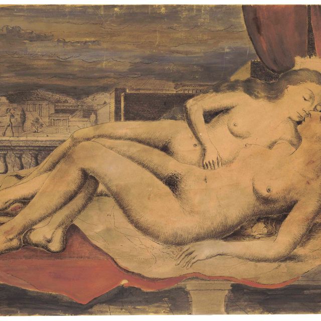 Paul Delvaux — Двое друзей