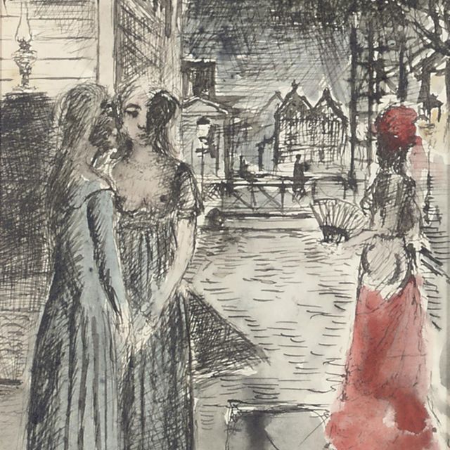 Paul Delvaux — Исследование Розина (1968)