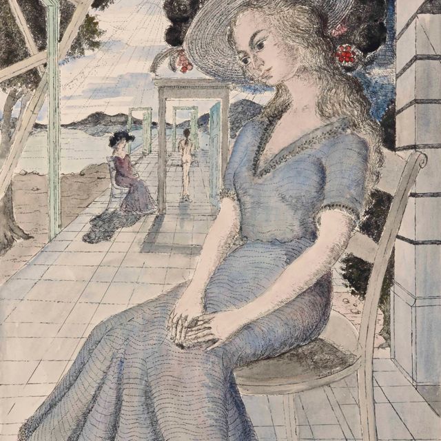 Paul Delvaux — Анна сонгеза