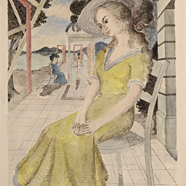 Paul Delvaux — Анна сонгеза
