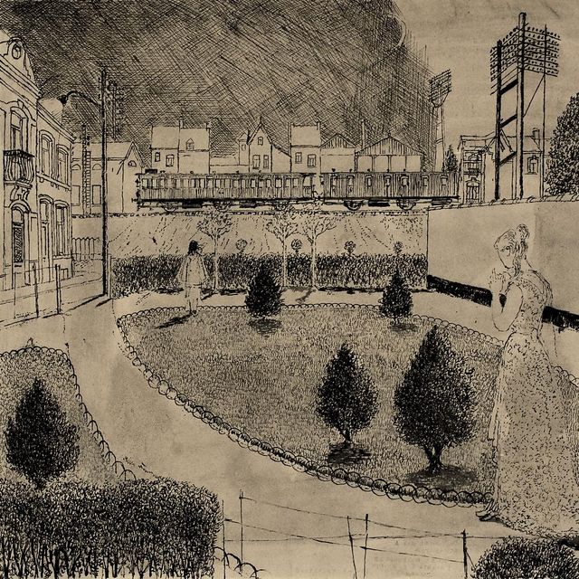 Paul Delvaux — В общественном саду