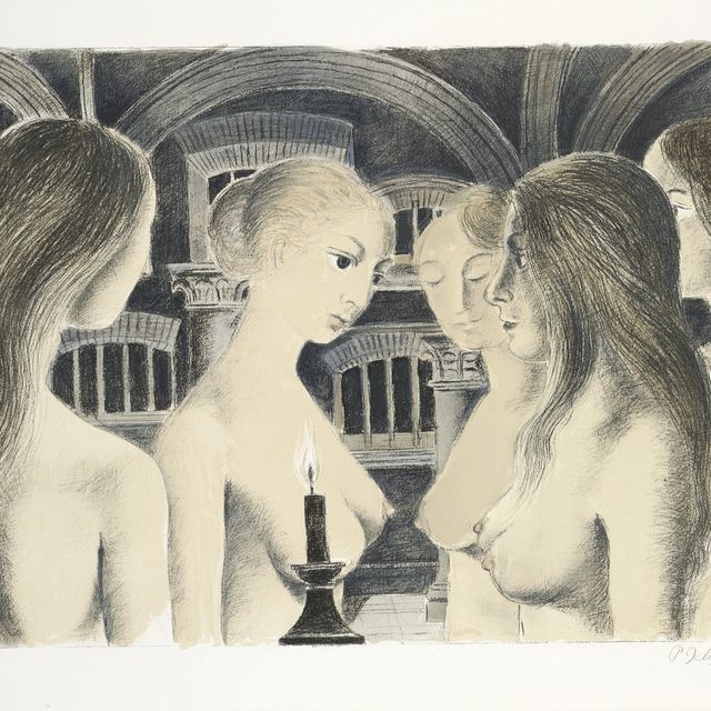 Paul Delvaux — Радость (J. 68)