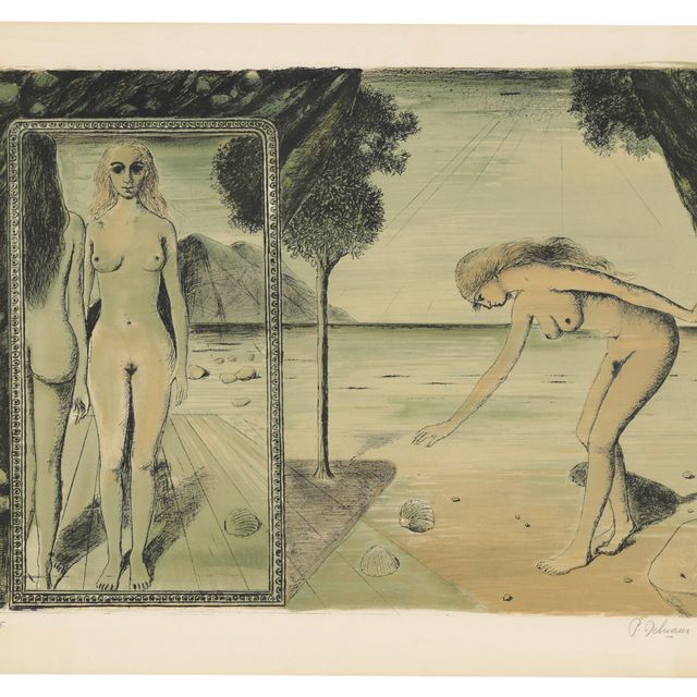 Paul Delvaux — Пляж