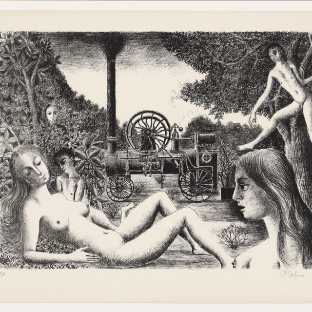 Paul Delvaux — Локомобиль