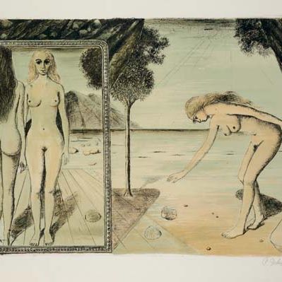 Paul Delvaux — Пляж (J. 60)