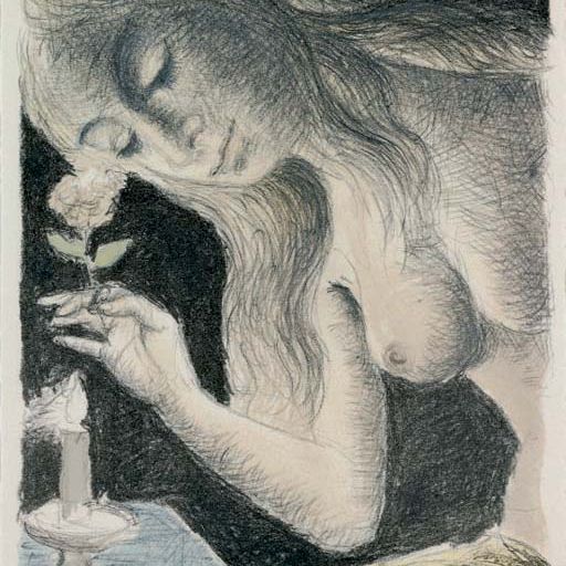 Paul Delvaux — Сирень (J. 38)