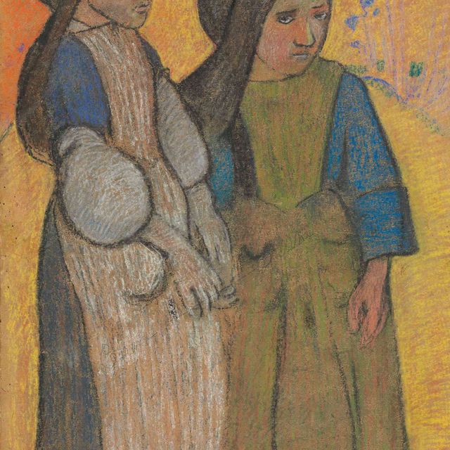 Paul Gauguin — Бретонские дети, живущие в море (II)