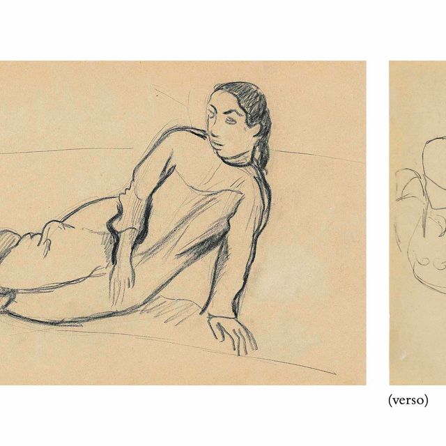 Paul Gauguin — Таитянский стиль (прямой); таитянский стиль души (оборотная сторона)