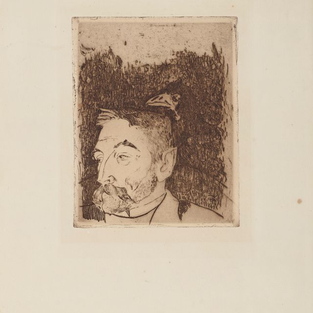 Paul Gauguin — Портрет Стефана Малларме