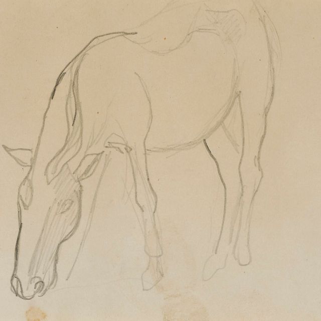 Paul Gauguin — Рыцарь (спереди), Этюд о персонаже (сзади)