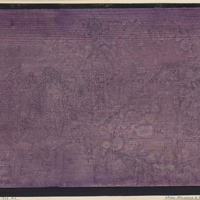 Paul Klee — Швере Даммерунг в X.