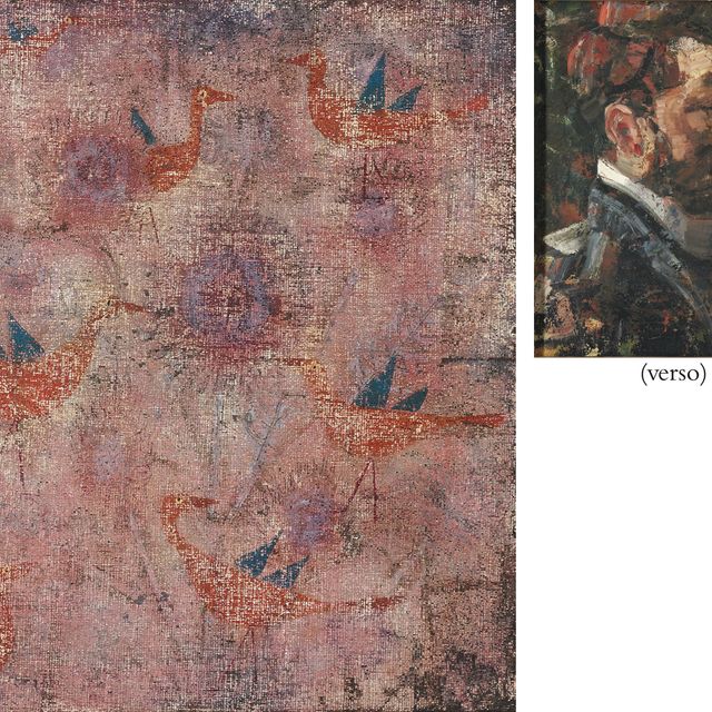 Paul Klee — Благоухающий цветок ( спереди ); Изображение манер ( сзади )