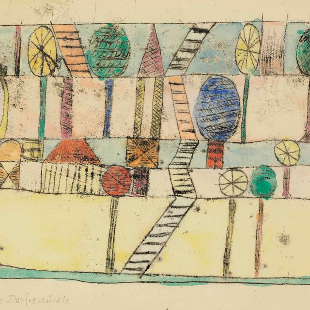 Paul Klee — Умирающий Дорфверрюкте