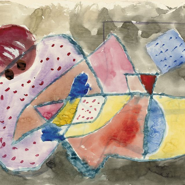 Paul Klee — Жена Фрау