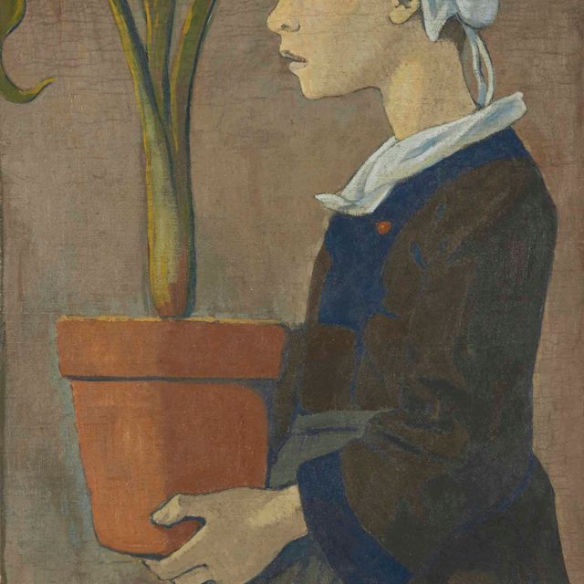 Paul Sérusier — Маленькая бретонка в красном горшочке