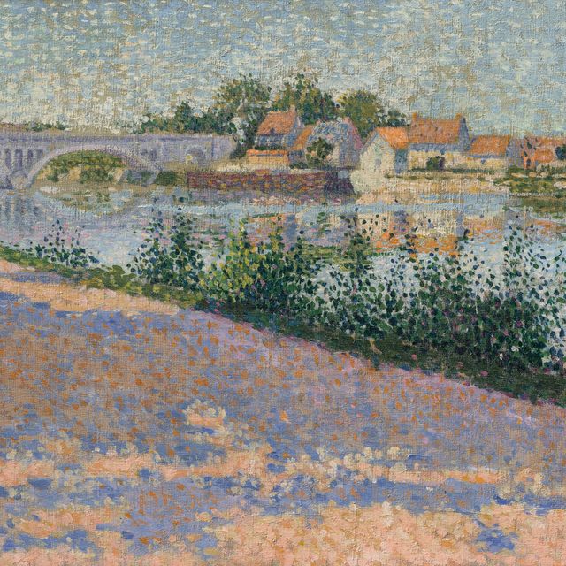 Paul Signac — Лес Андели, Порт-Морен (опус № 136)