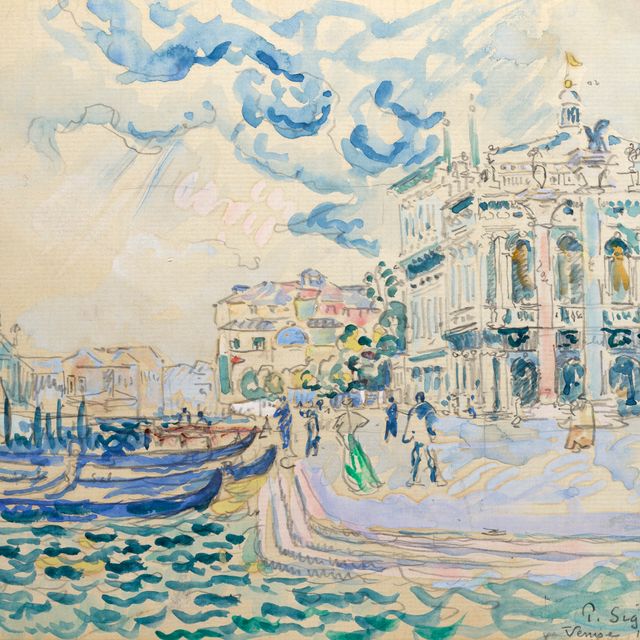 Paul Signac — Венеция. Ла Пьяцетта