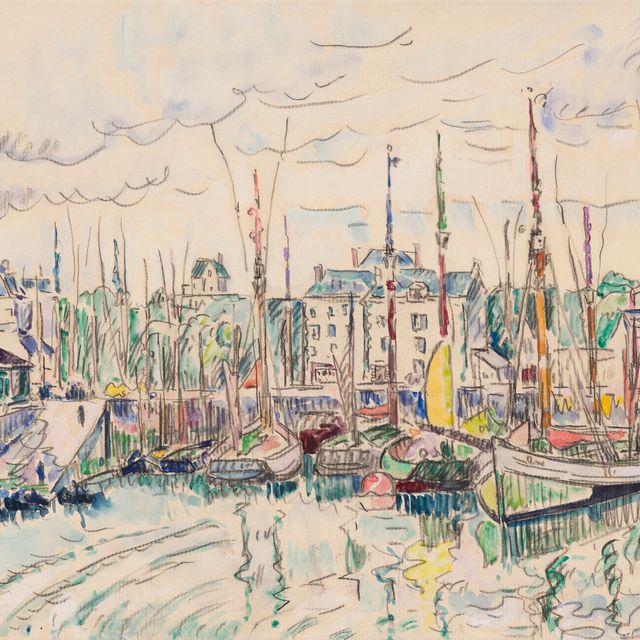 Paul Signac — Груа. Тонье в порту