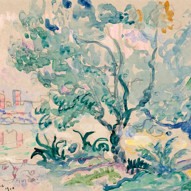 Paul Signac — Антиб, вю депюи Жуан-Ле-Пен