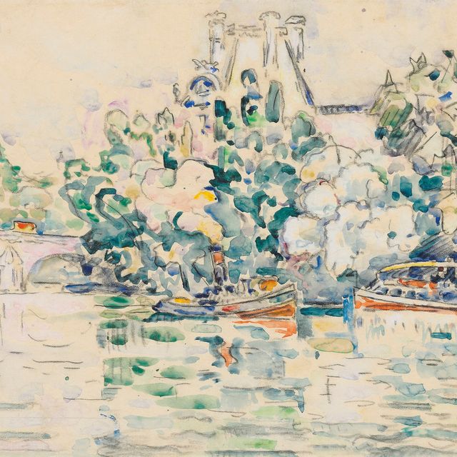 Paul Signac — Париж, Ла-Сена-о-Пон-Руаяль