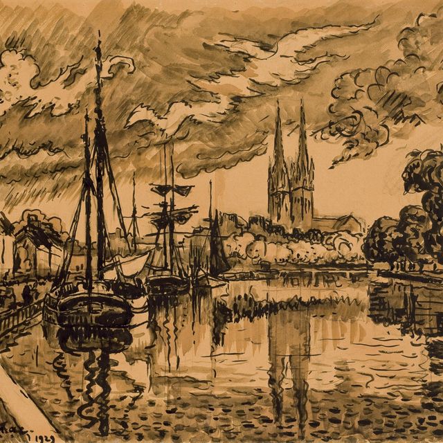Paul Signac — Этюд для "Одежды кемпера"