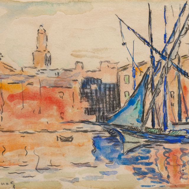 Paul Signac — Сен-Тропе, ле-Порт