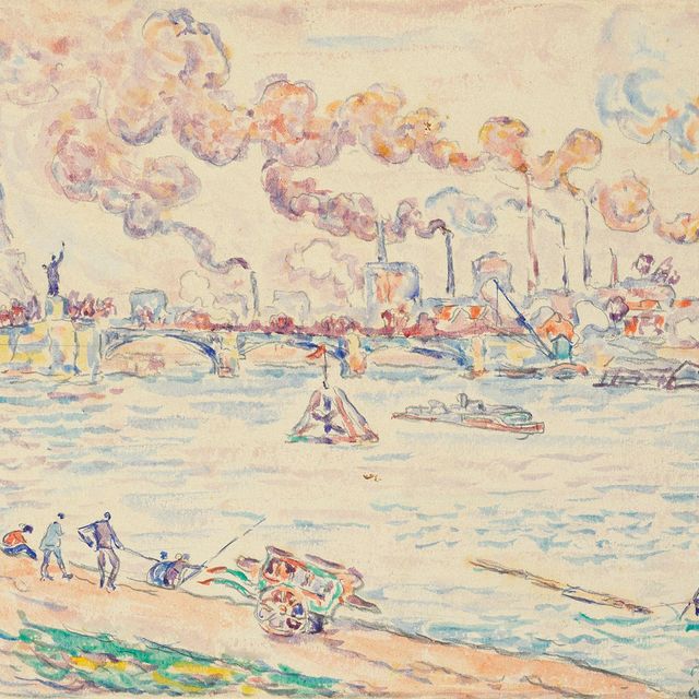 Paul Signac — Сена у моста Гренель