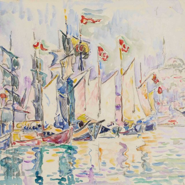 Paul Signac — Вид на Босфор
