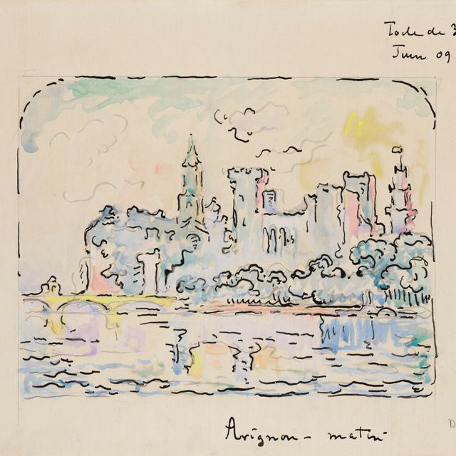 Paul Signac — Авиньон. Утро