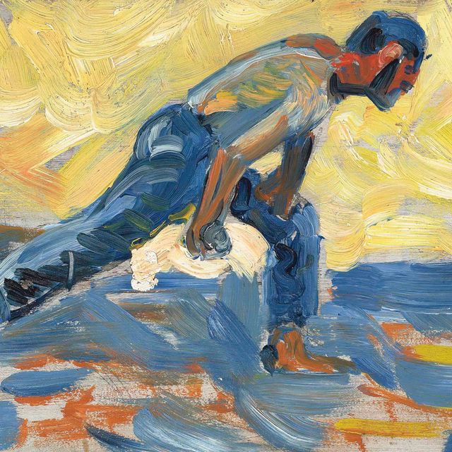 Paul Signac — Этюд для "Времен гармонии" ("Игра в шары")