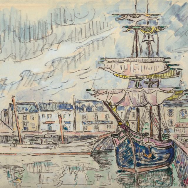 Paul Signac — Пирожки на набережной